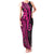 Pink Polynesia Paisley Family Matching Tank Maxi Dress and Hawaiian Shirt Polynesian With Tropical Flowers LT14 Mom's Dress Pink - Polynesian Pride