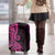 Pink Polynesia Paisley Luggage Cover Polynesian With Tropical Flowers LT14 - Polynesian Pride
