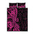Pink Polynesia Paisley Quilt Bed Set Polynesian With Tropical Flowers LT14 Pink - Polynesian Pride