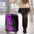 Polynesia Paisley Luggage Cover Polynesian With Tropical Flowers - Purple LT14 - Polynesian Pride