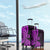 Polynesia Paisley Luggage Cover Polynesian With Tropical Flowers - Purple LT14 - Polynesian Pride