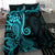 Polynesia Paisley Bedding Set Polynesian With Tropical Flowers - Turquoise LT14 - Polynesian Pride