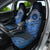 Talofa Samoa Car Seat Cover Samoan Kava Bowl Siapo Pattern - Blue LT14 - Polynesian Pride
