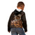 Talofa Samoa Kid Hoodie Samoan Kava Bowl Siapo Pattern - Brown LT14 - Polynesian Pride