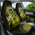 Lime Green Talofa Samoa Car Seat Cover Samoan Kava Bowl Siapo Pattern LT14 - Polynesian Pride