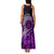 Purple Talofa Samoa Family Matching Tank Maxi Dress and Hawaiian Shirt Samoan Kava Bowl Siapo Pattern LT14 - Polynesian Pride