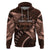 Malo e lelei Tonga Hoodie Tongan Ngatu Pattern Vintage Vibes LT14 Pullover Hoodie Brown - Polynesian Pride