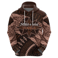Malo e lelei Tonga Hoodie Tongan Ngatu Pattern Vintage Vibes LT14 - Polynesian Pride