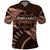 Malo e lelei Tonga Polo Shirt Tongan Ngatu Pattern Vintage Vibes LT14 Brown - Polynesian Pride