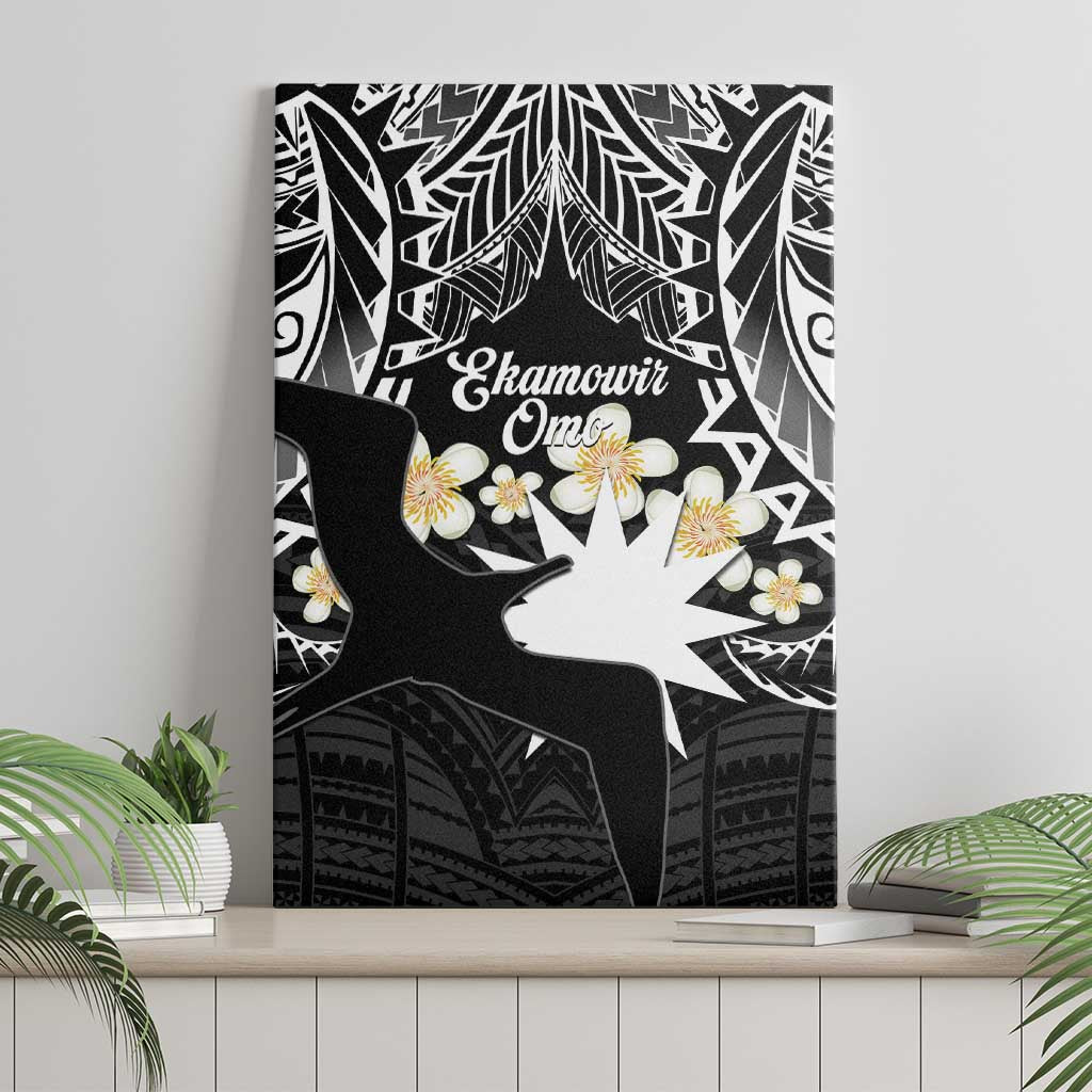 Ekamowir Omo Nauru Canvas Wall Art Naoero Twelve-pointed Star Polynesian Tattoo