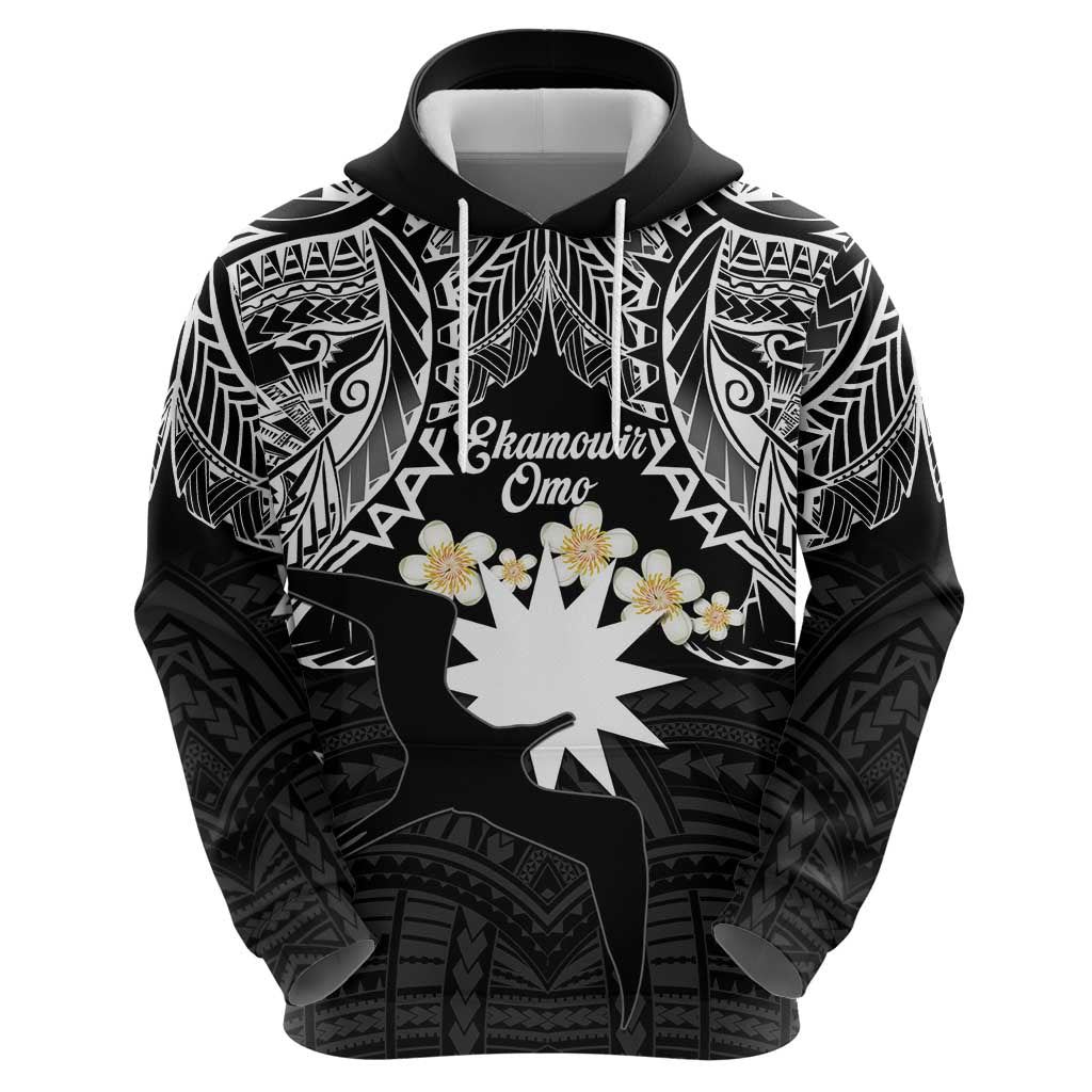 Ekamowir Omo Nauru Hoodie Naoero Twelve-pointed Star Polynesian Tattoo