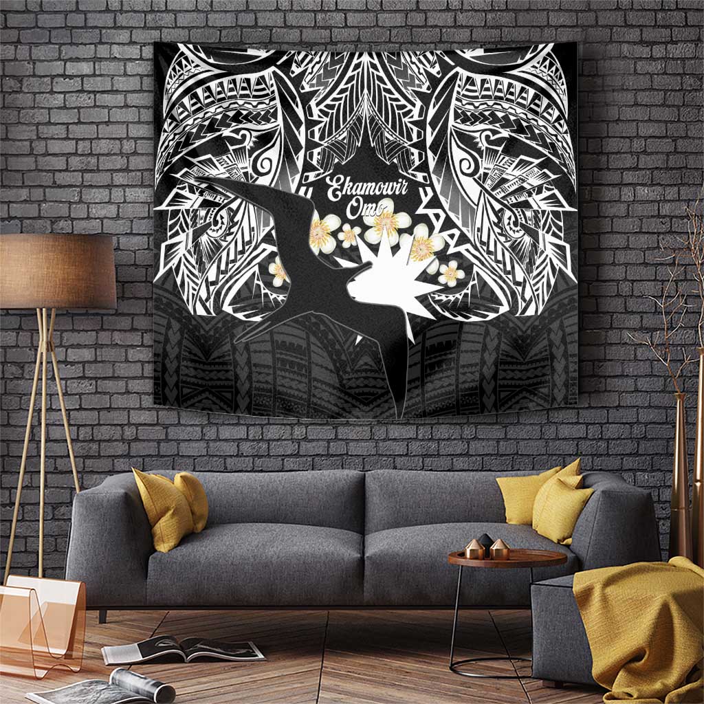 Ekamowir Omo Nauru Tapestry Naoero Twelve-pointed Star Polynesian Tattoo LT14 Black - Polynesian Pride
