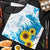 New Zealand Autism Awareness Month Apron Takiwatanga Maori Lizard With Sunflower - Polynesian Pride
