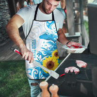 New Zealand Autism Awareness Month Apron Takiwatanga Maori Lizard With Sunflower - Polynesian Pride