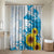 New Zealand Autism Awareness Month Bathroom Set Takiwatanga Maori Lizard With Sunflower - Polynesian Pride