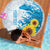 New Zealand Autism Awareness Month Beach Blanket Takiwatanga Maori Lizard With Sunflower
