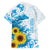 New Zealand Autism Awareness Month Hawaiian Shirt Takiwatanga Maori Lizard With Sunflower