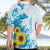 New Zealand Autism Awareness Month Hawaiian Shirt Takiwatanga Maori Lizard With Sunflower