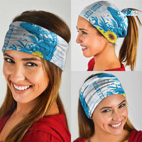 New Zealand Autism Awareness Month Neck Gaiter Takiwatanga Maori Lizard With Sunflower - Polynesian Pride