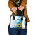 New Zealand Autism Awareness Month Shoulder Handbag Takiwatanga Maori Lizard With Sunflower