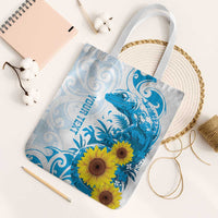 New Zealand Autism Awareness Month Tote Bag Takiwatanga Maori Lizard With Sunflower - Polynesian Pride