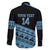 Fiji Rugby 2025 Custom Family Matching Off Shoulder Short Dress and Hawaiian Shirt Fijian Tapa Toso Viti Toso - Black