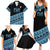 Fiji Rugby 2025 Custom Family Matching Summer Maxi Dress and Hawaiian Shirt Fijian Tapa Toso Viti Toso - Black