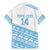 Fiji Rugby 2025 Custom Family Matching Mermaid Dress and Hawaiian Shirt Fijian Tapa Toso Viti Toso - White