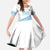 Fiji Rugby 2025 Custom Family Matching Summer Maxi Dress and Hawaiian Shirt Fijian Tapa Toso Viti Toso - White