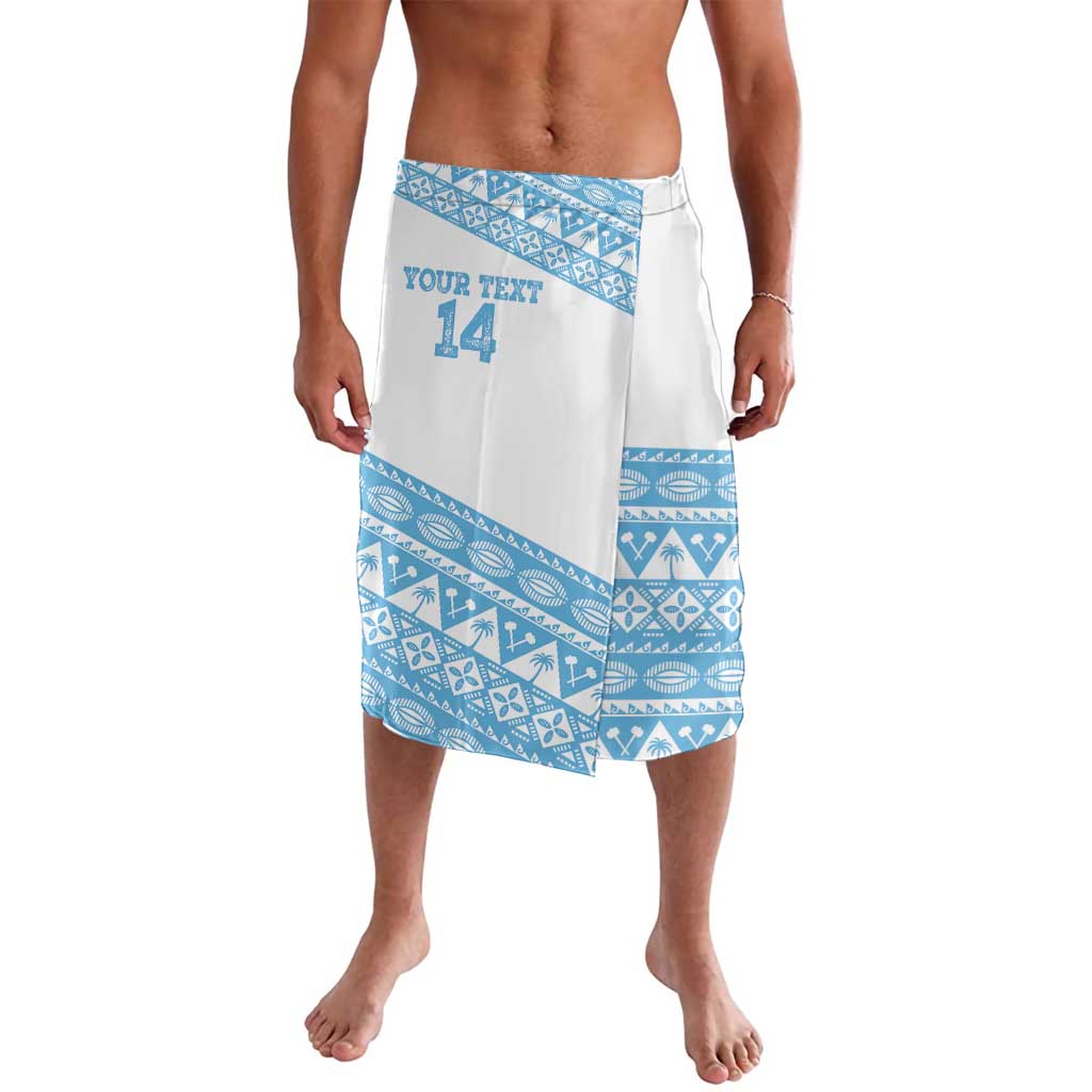 Fiji Rugby 2025 Custom Lavalava Fijian Tapa Toso Viti Toso - White