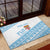 Fiji Rugby 2025 Custom Rubber Doormat Fijian Tapa Toso Viti Toso - White