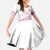 Fiji Rugby 2025 Custom Family Matching Off The Shoulder Long Sleeve Dress and Hawaiian Shirt Fijian Tapa Toso Viti Toso - Pink