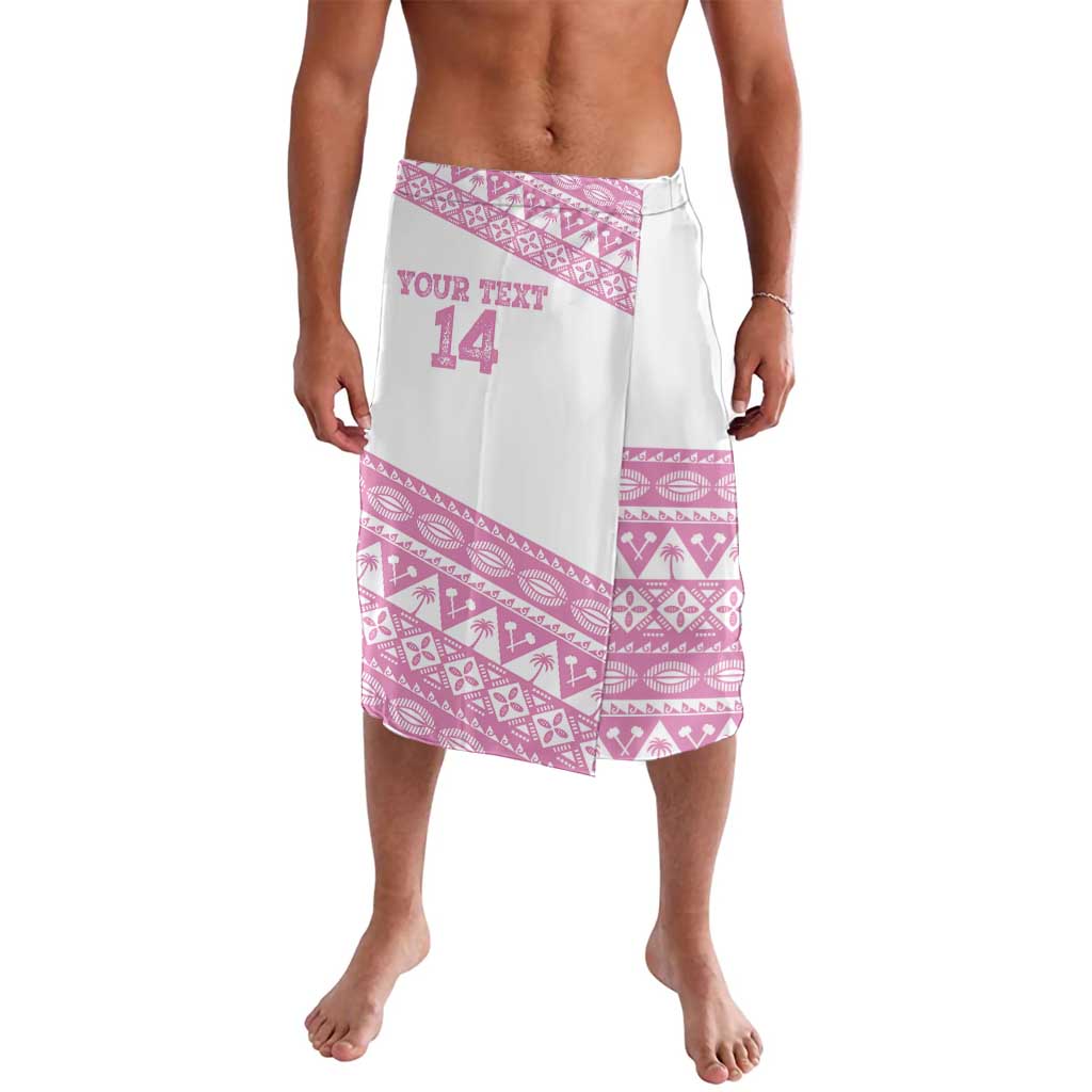 Fiji Rugby 2025 Custom Lavalava Fijian Tapa Toso Viti Toso - Pink