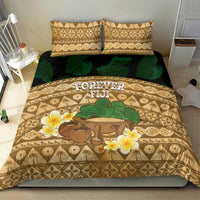 Bula Fiji Kava Bowl Bedding Set Fijian Tapa Cloth Vintage Vibe