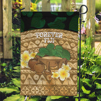 Bula Fiji Kava Bowl Garden Flag Fijian Tapa Cloth Vintage Vibe