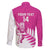 New Zealand Silver Fern Rugby Custom Family Matching Summer Maxi Dress and Hawaiian Shirt Go All Black Maori Pink Version