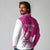 New Zealand Silver Fern Rugby Custom Long Sleeve Polo Shirt Go All Black Maori Pink Version