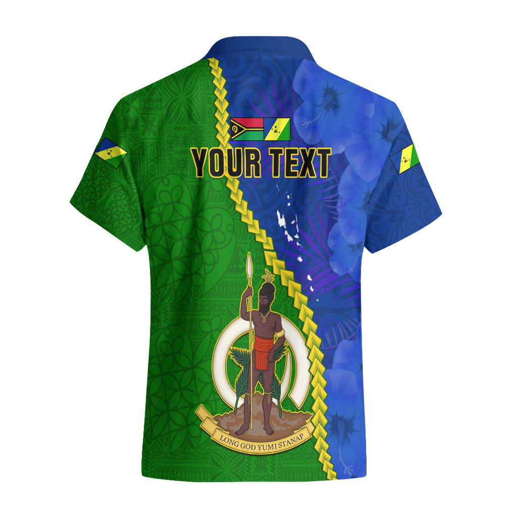 Personalised Vanuatu Malampa Province Hawaiian Shirt Turtle Sand Drawing Unique Tapa Pattern LT14 - Polynesian Pride