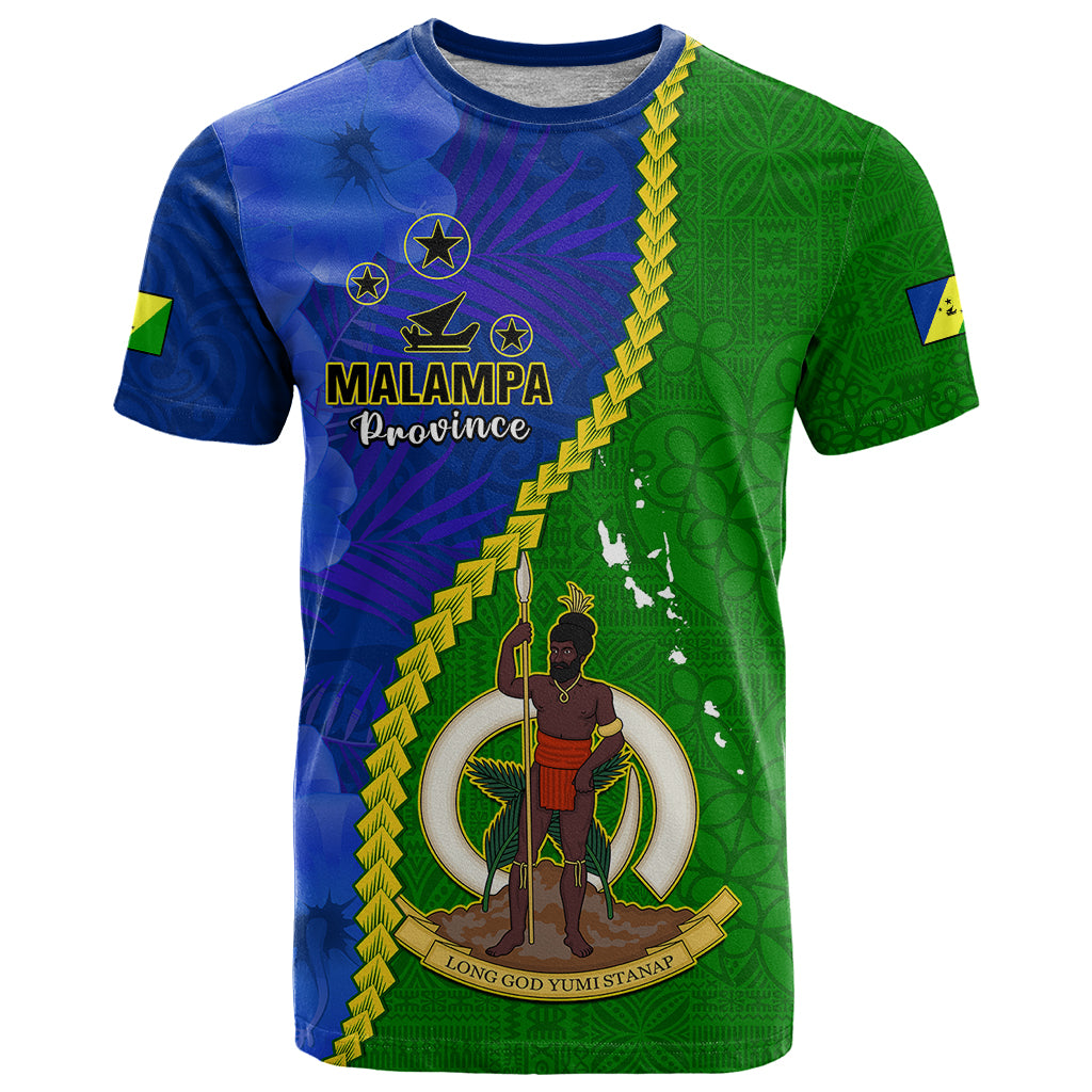 Custom Vanuatu Malampa Province T Shirt Turtle Sand Drawing Unique Tapa Pattern LT14 Green - Polynesian Pride