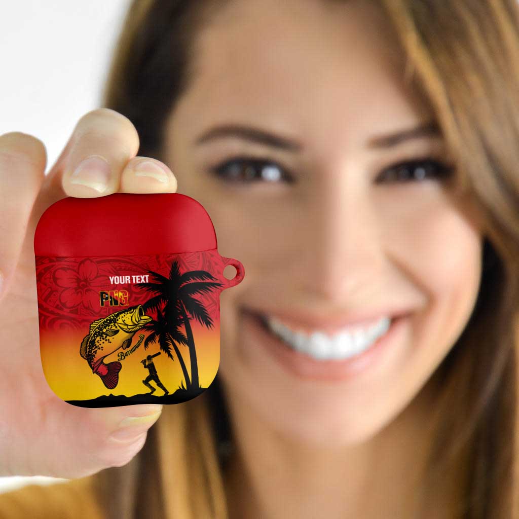 Custom Papua New Guinea Cricket AirPods Case PNG Barramundis - Polynesian Pride