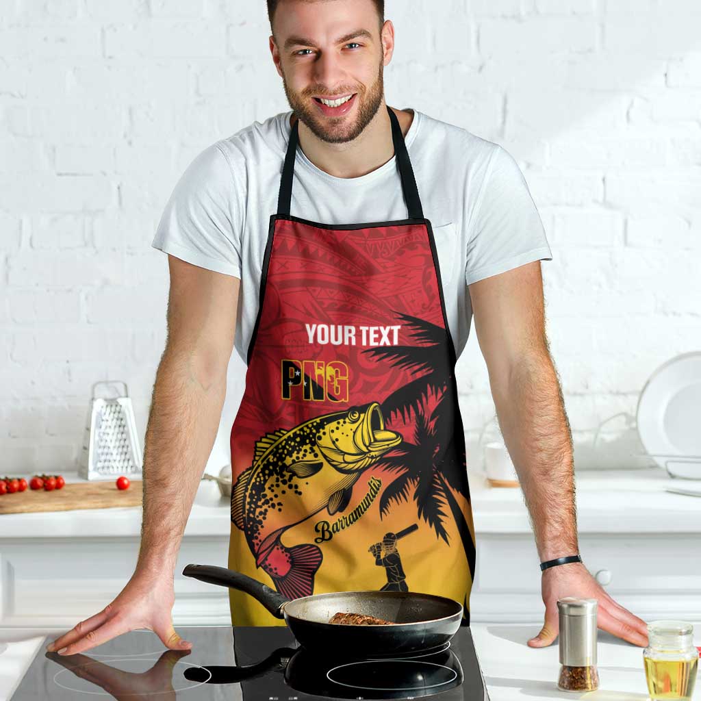 Custom Papua New Guinea Cricket Apron PNG Barramundis - Polynesian Pride