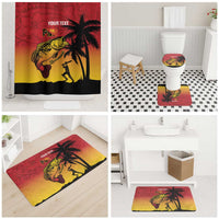 Custom Papua New Guinea Cricket Bathroom Set PNG Barramundis - Polynesian Pride