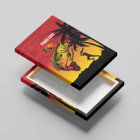 Custom Papua New Guinea Cricket Canvas Wall Art PNG Barramundis - Polynesian Pride