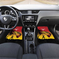Custom Papua New Guinea Cricket Car Mats PNG Barramundis - Polynesian Pride
