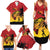 Custom Papua New Guinea Cricket Family Matching Summer Maxi Dress and Hawaiian Shirt PNG Barramundis - Polynesian Pride
