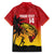 Custom Papua New Guinea Cricket Family Matching Summer Maxi Dress and Hawaiian Shirt PNG Barramundis - Polynesian Pride