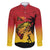 Custom Papua New Guinea Cricket Family Matching Summer Maxi Dress and Hawaiian Shirt PNG Barramundis - Polynesian Pride