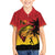 Custom Papua New Guinea Cricket Family Matching Summer Maxi Dress and Hawaiian Shirt PNG Barramundis - Polynesian Pride