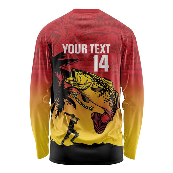 (Custom Personalised) Papua New Guinea Barramundis Cricket Sleeve Zip Bomber Jacket Birds Of Paradise Paradisaea Raggiana Original - Gradient Flag Vibes LT8