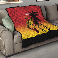 Custom Papua New Guinea Cricket Quilt PNG Barramundis - Polynesian Pride